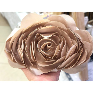 Poseta Floare Satin bej