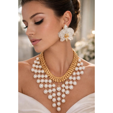 Colier Statement Pearls